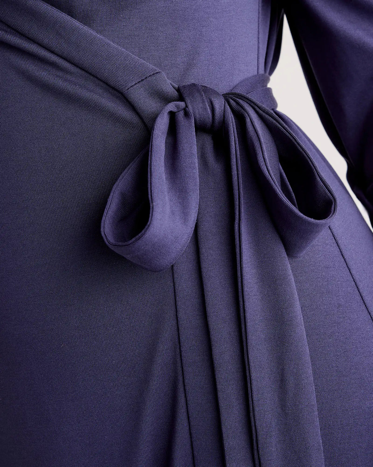 100% Silk Jersey Midi Wrap Dress