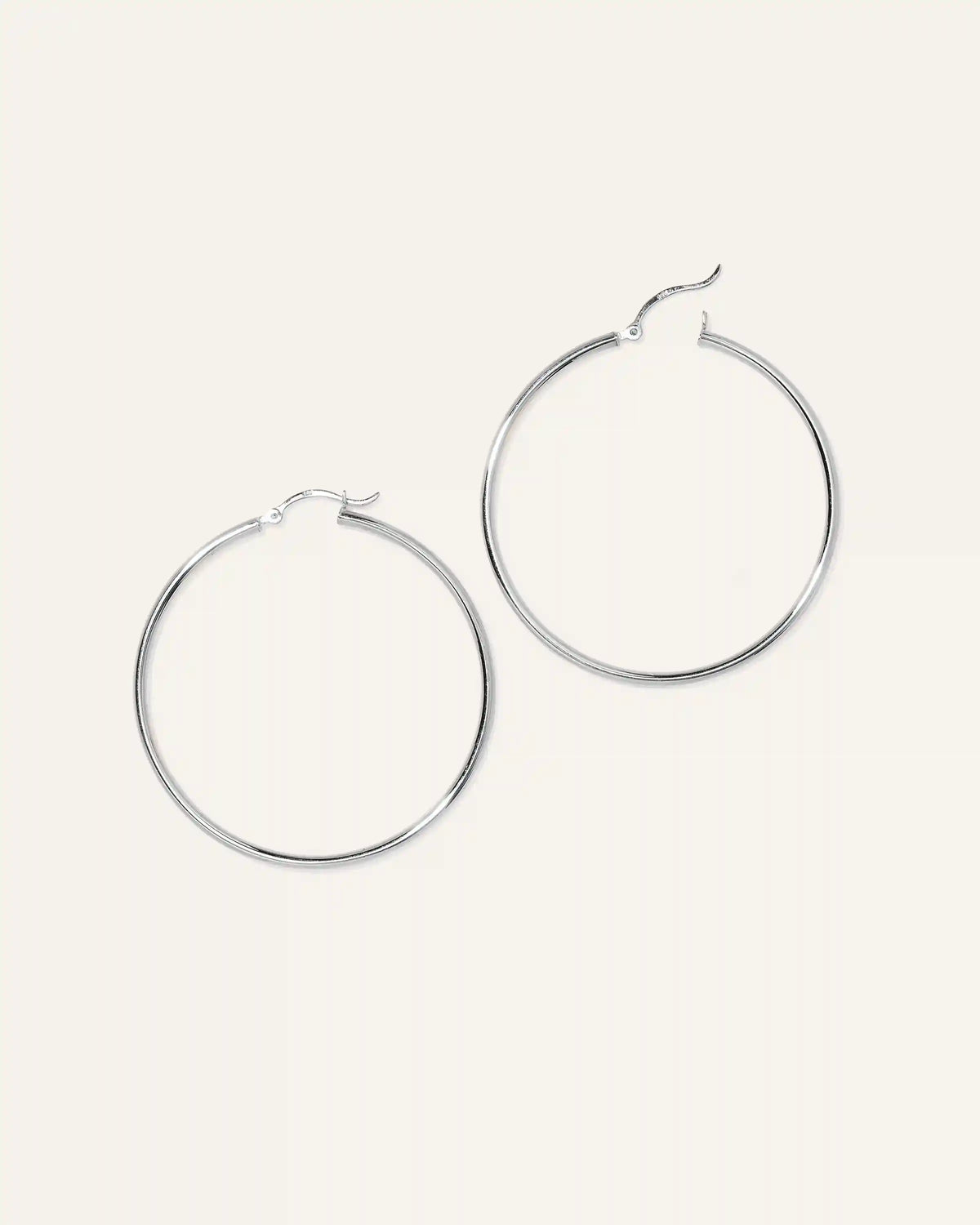 14K Gold Tube Hoops