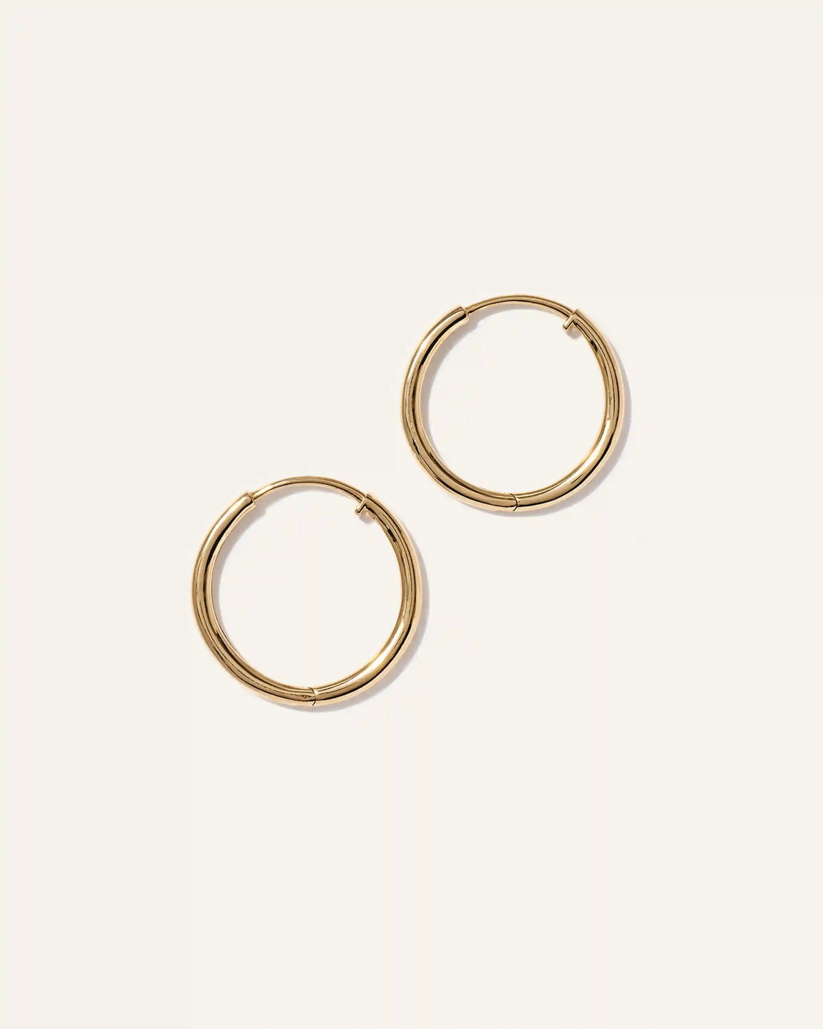 14K Gold Classic Hoops