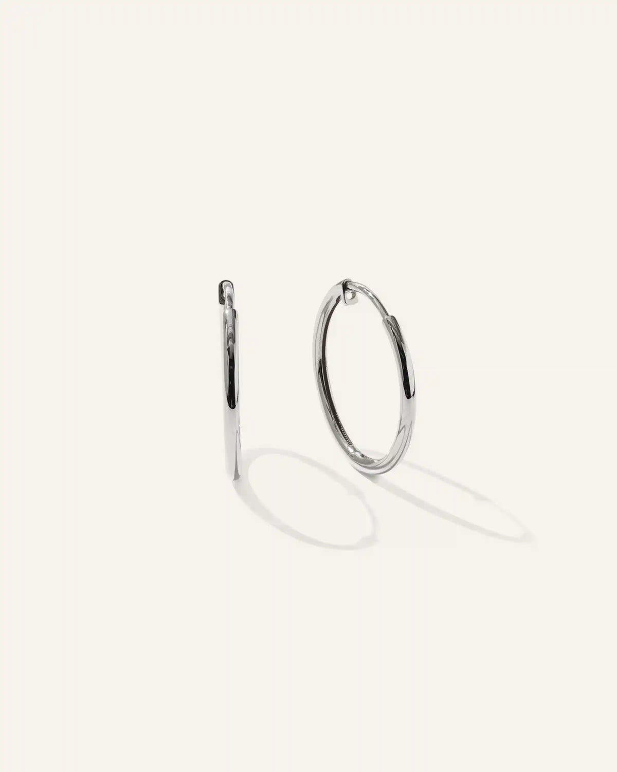 14K Gold Classic Hoops