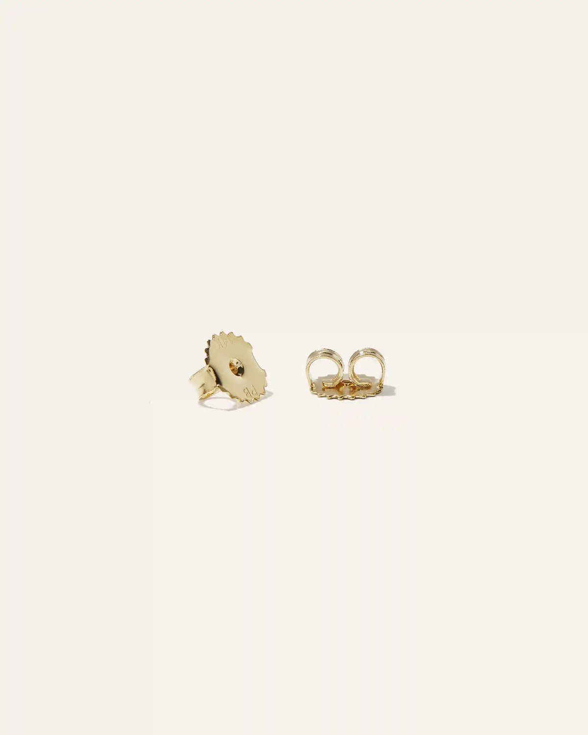 14K Gold Lab Grown Diamond Oval Solitaire Studs - 1ctw