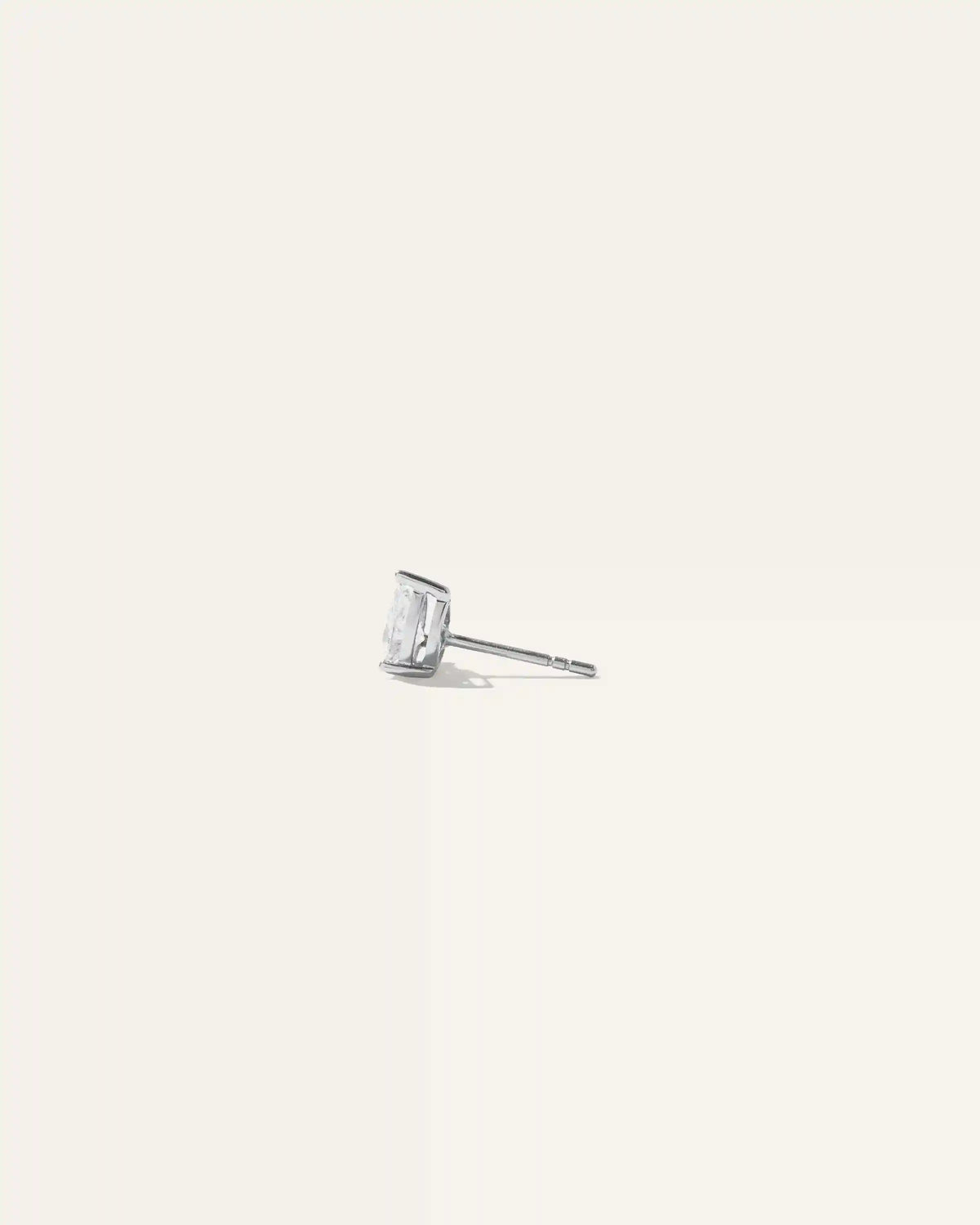 14k Gold Lab Grown Diamond Pear Solitaire Studs - 2ctw