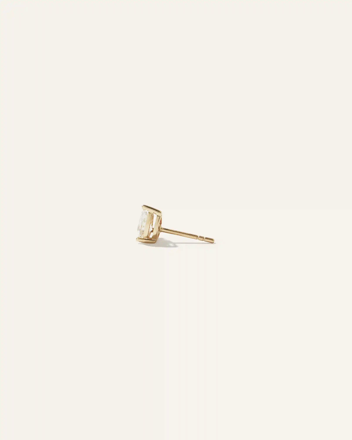 14k Gold Lab Grown Diamond Pear Solitaire Studs - 2ctw