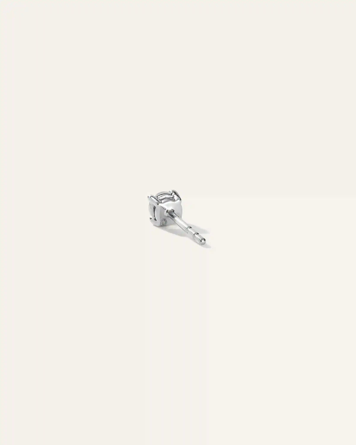 14k Gold Natural Diamond Solitaire Studs - 0.25ctw