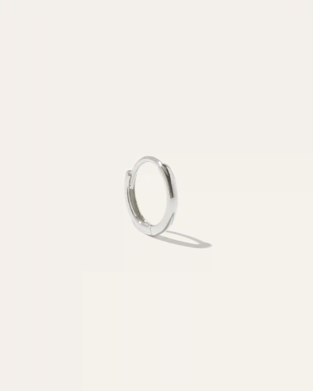 14K Gold Second Piercing Tiny Huggie - Single