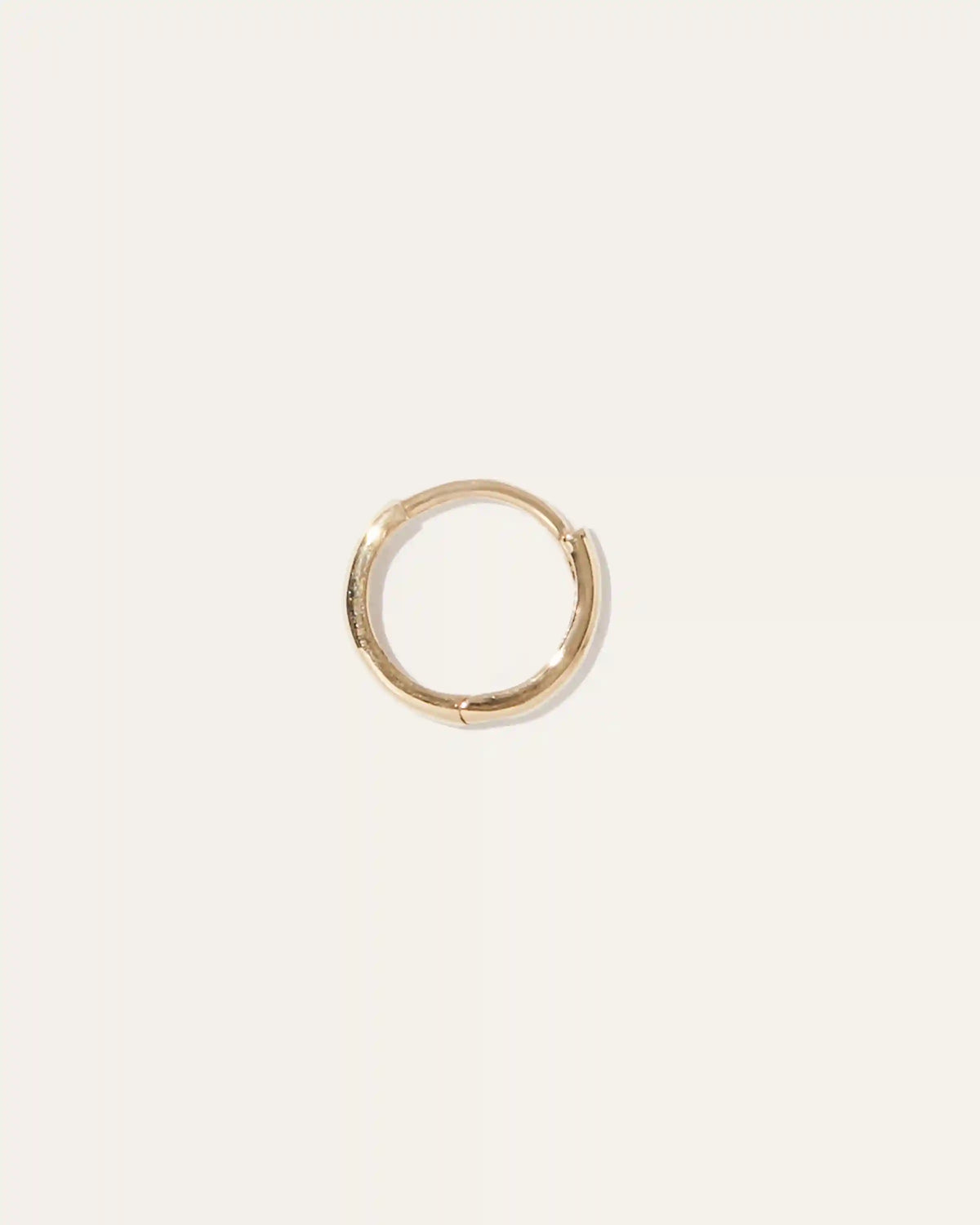 14K Gold Second Piercing Tiny Huggie - Pair