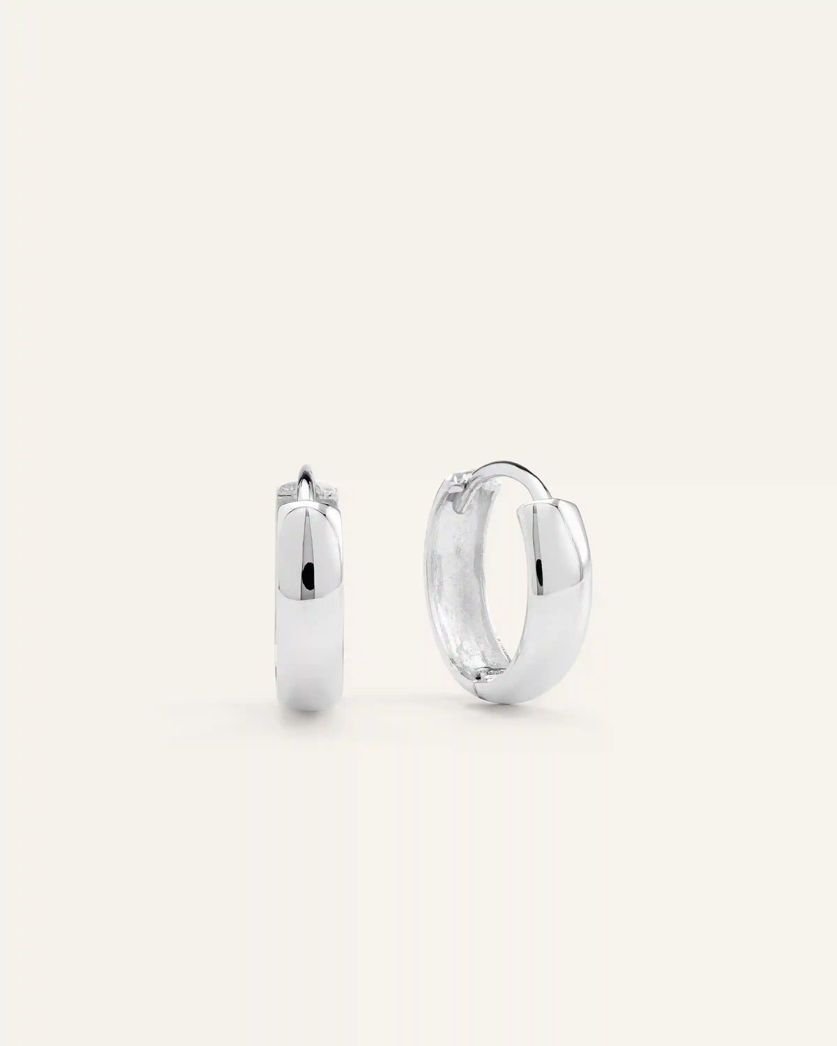 14K Gold Bold Hoops