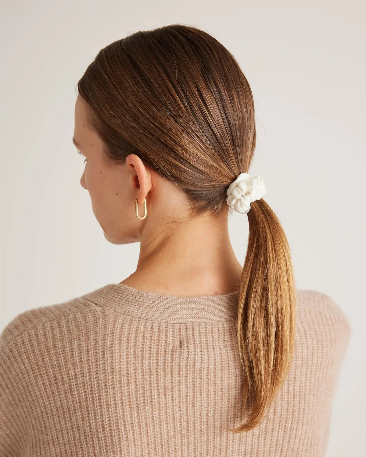 100% Washable Silk Skinny Scrunchies