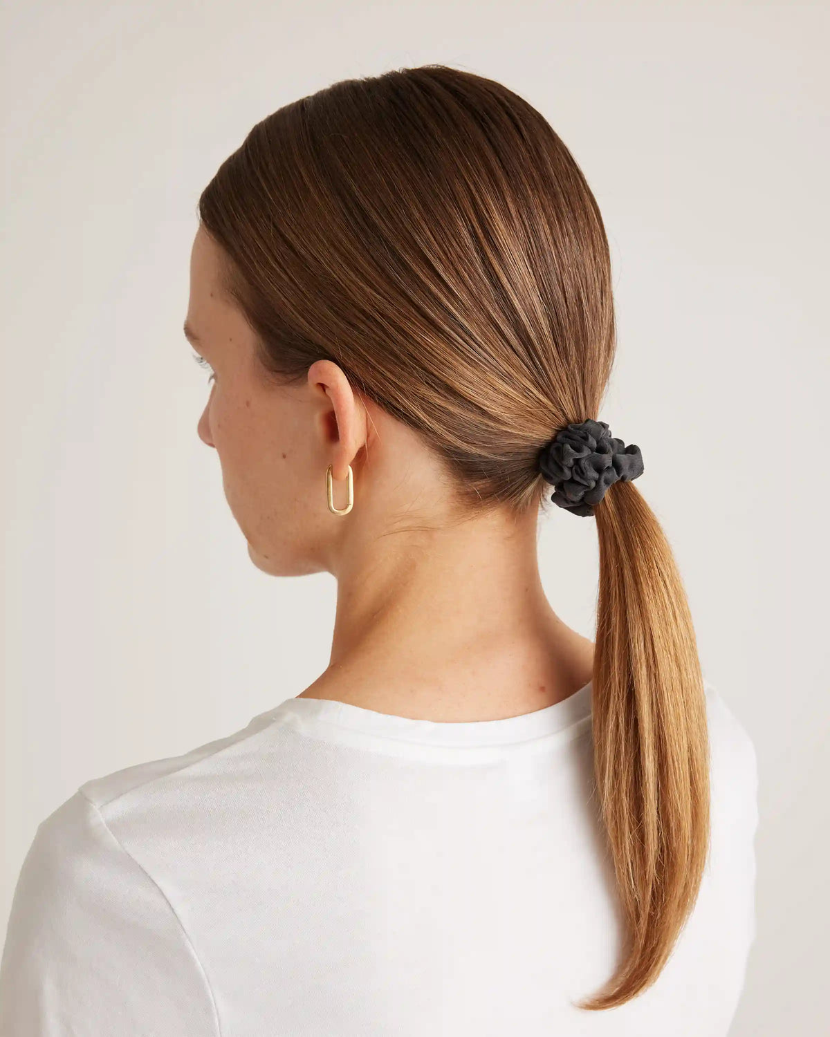 100% Washable Silk Skinny Scrunchies