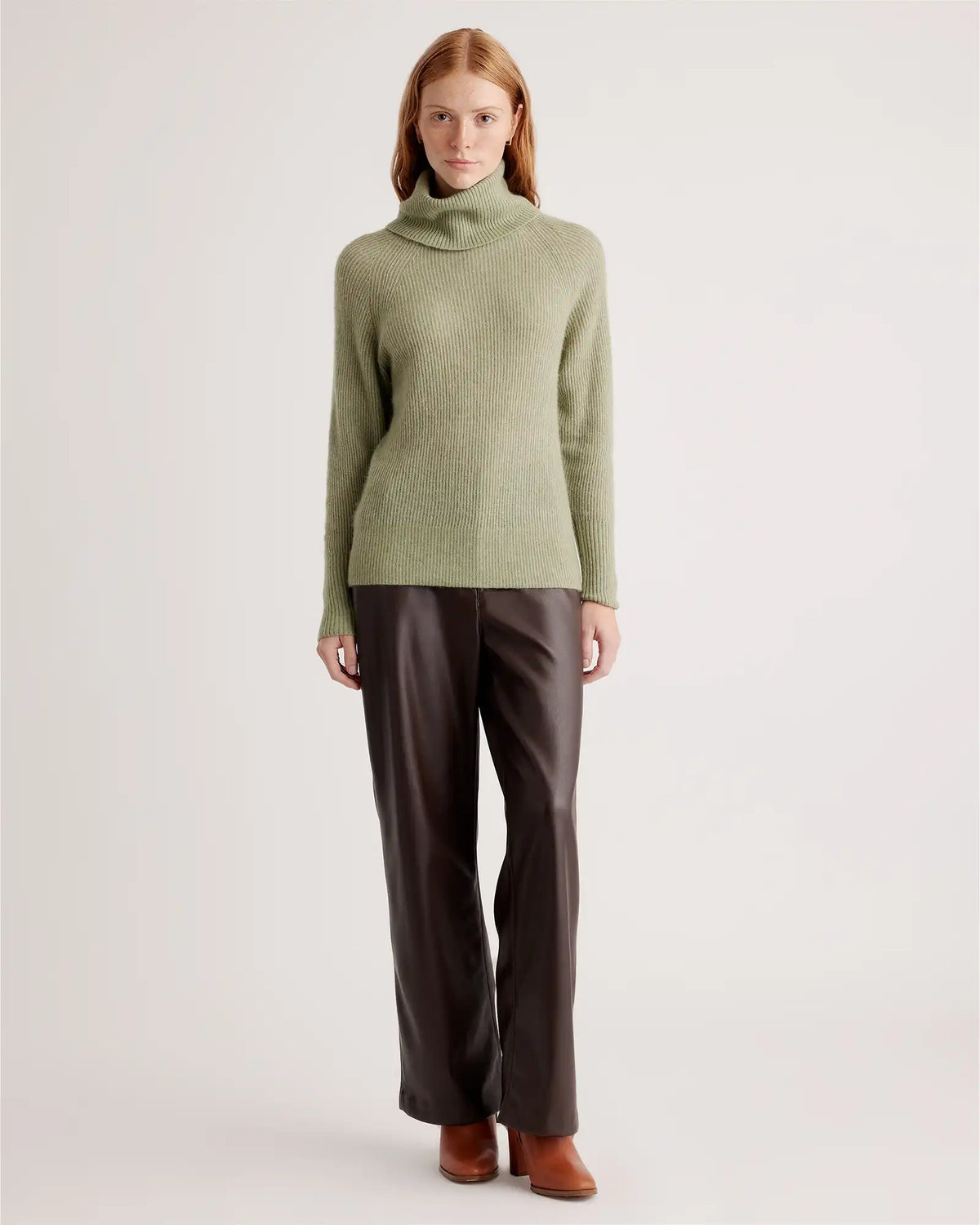 Baby Alpaca-Wool Turtleneck