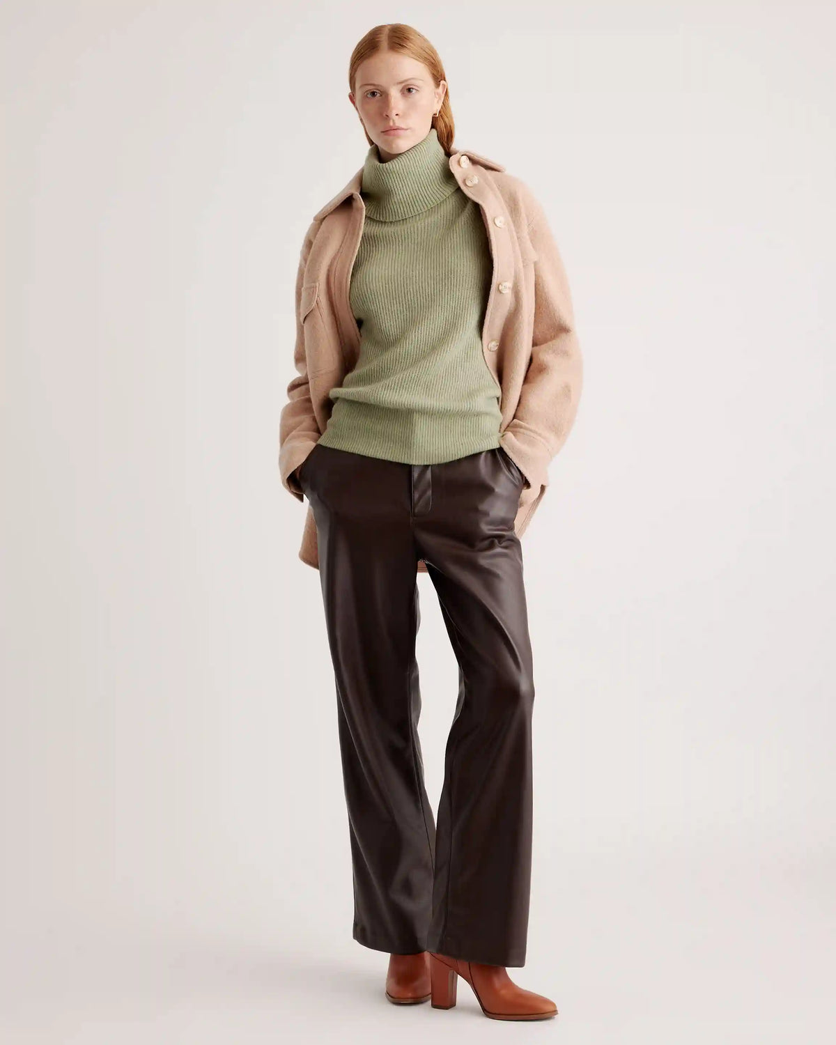 Baby Alpaca-Wool Turtleneck
