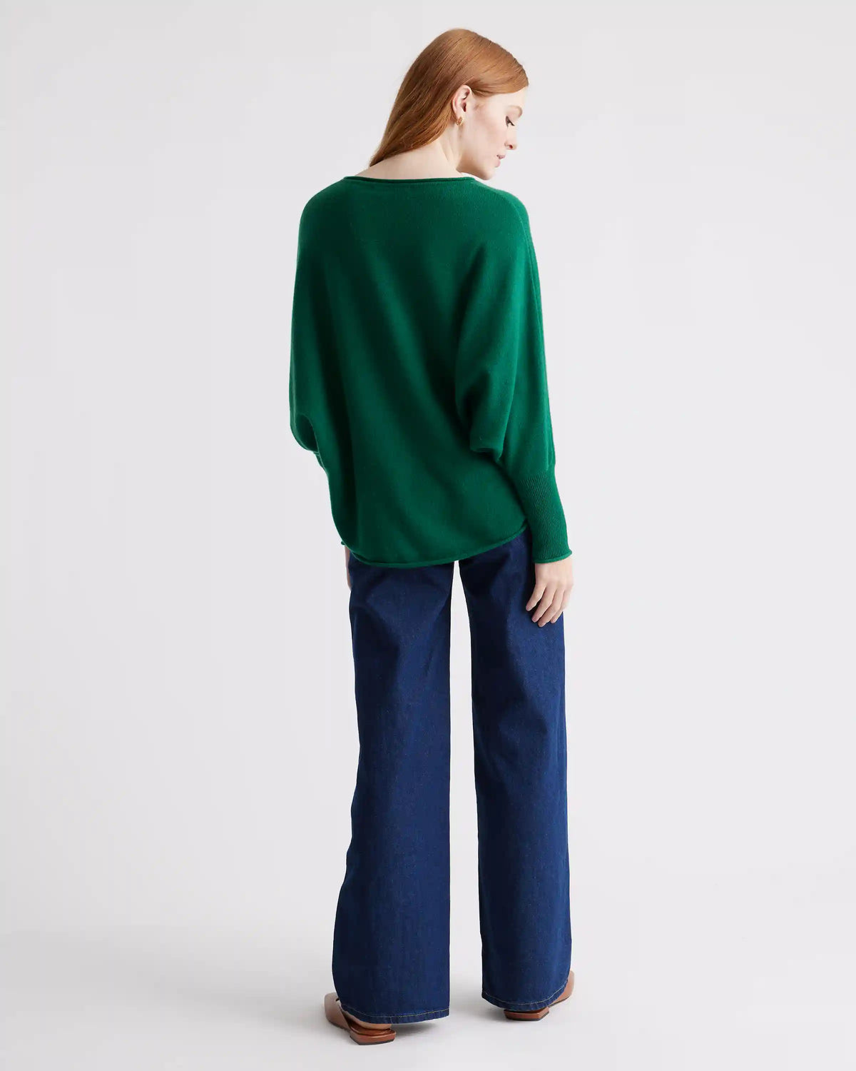 Mongolian Cashmere Batwing Sweater