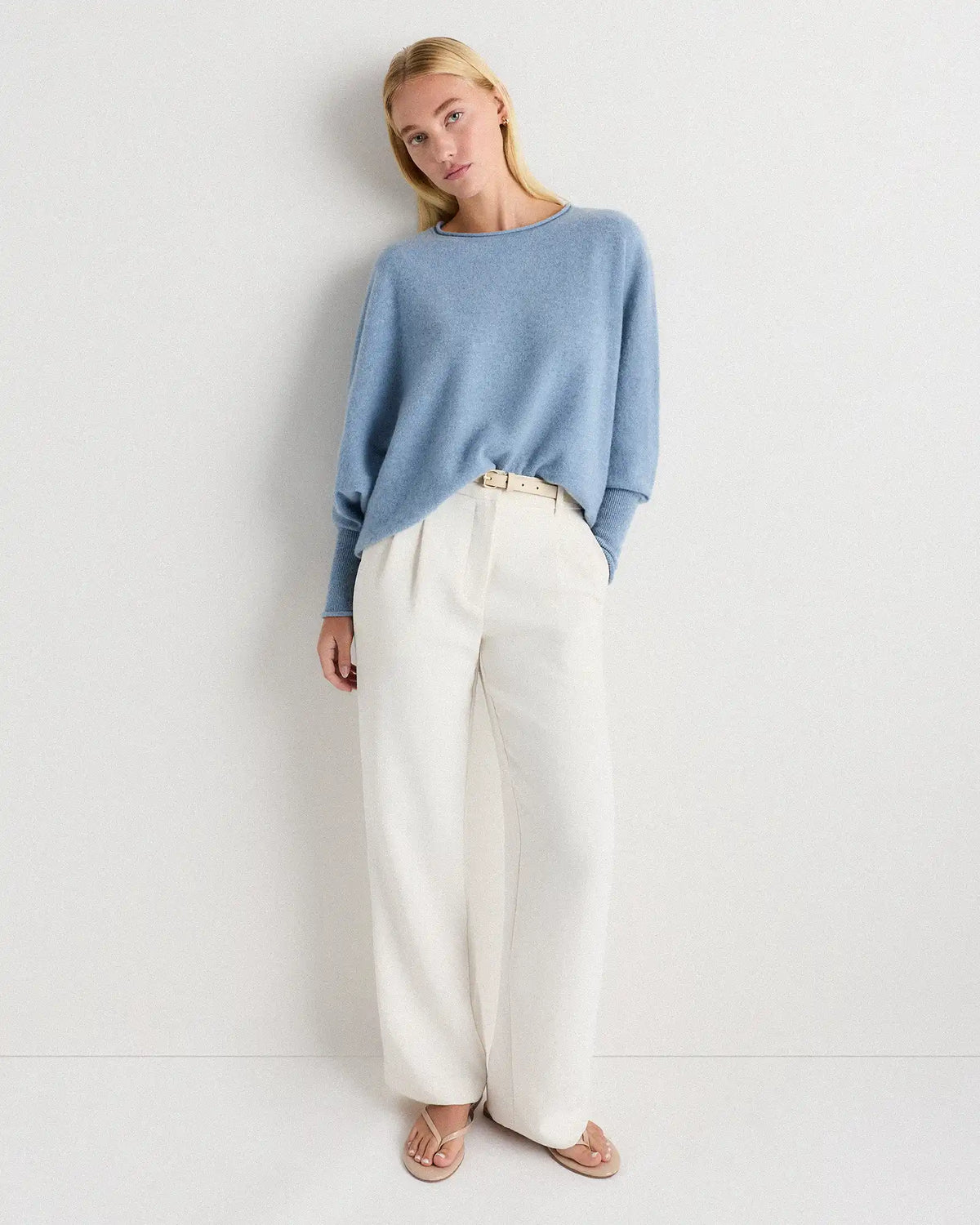 Mongolian Cashmere Batwing Sweater