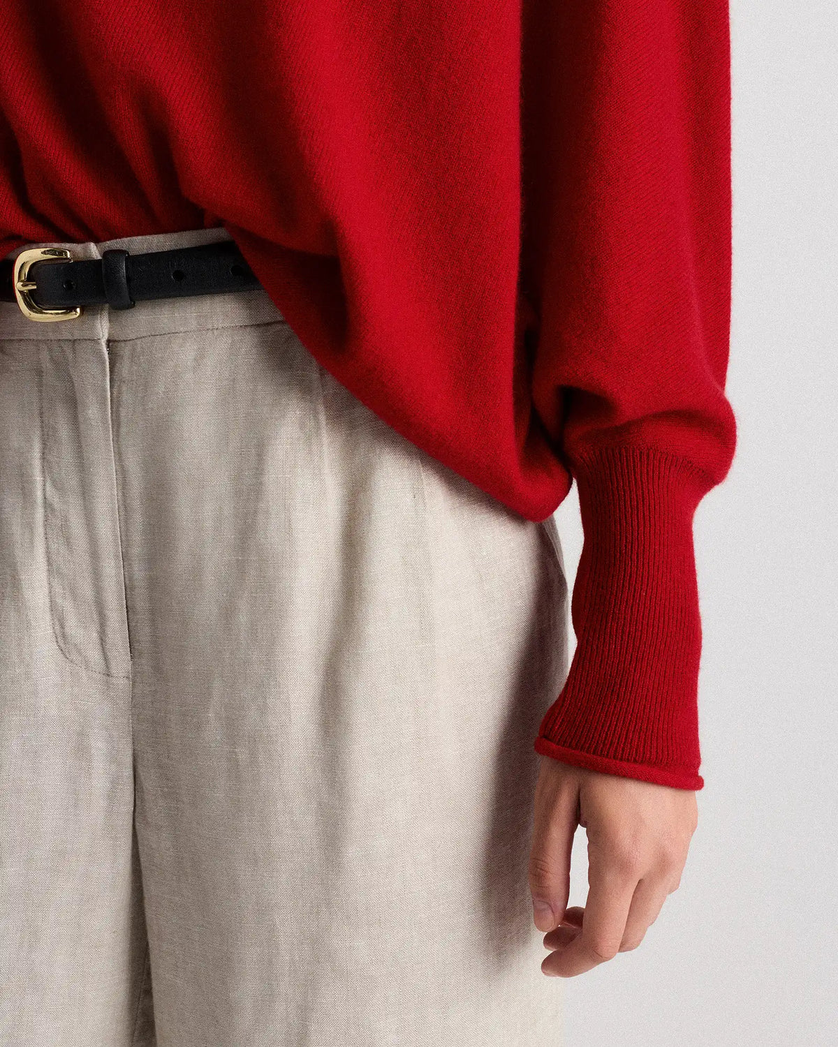 Mongolian Cashmere Batwing Sweater