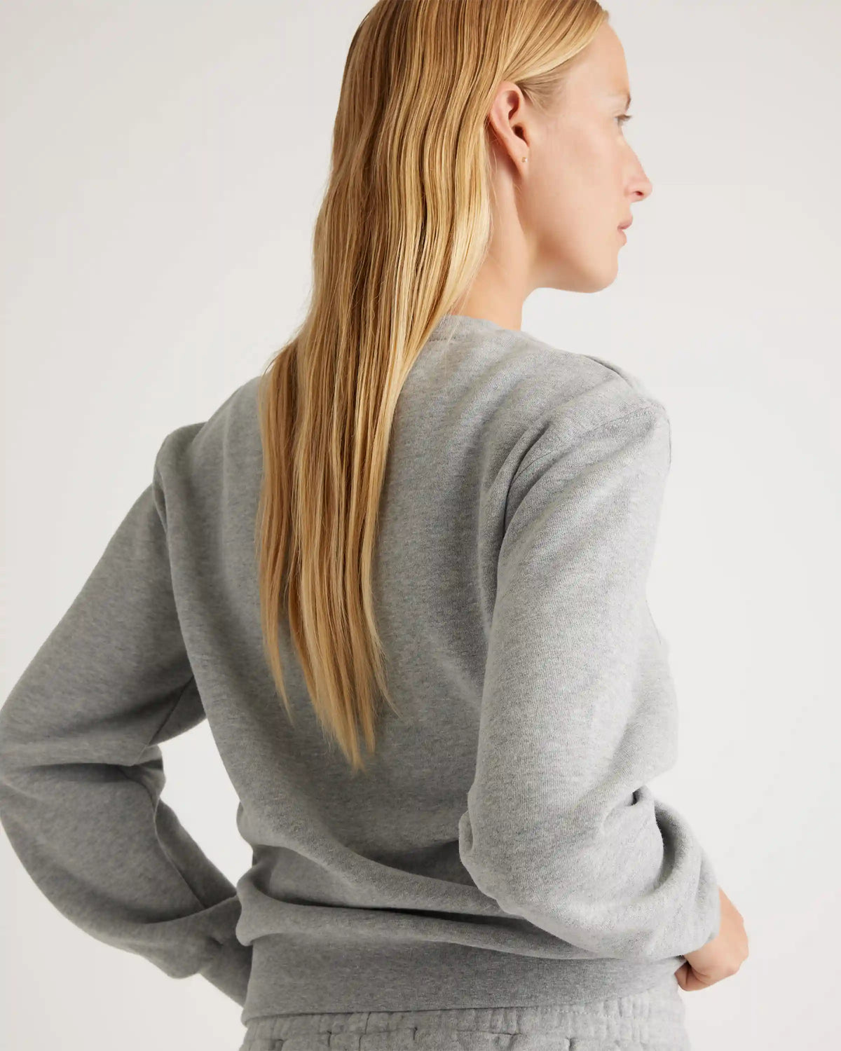 Organic Heavyweight Fleece Boyfriend Crew