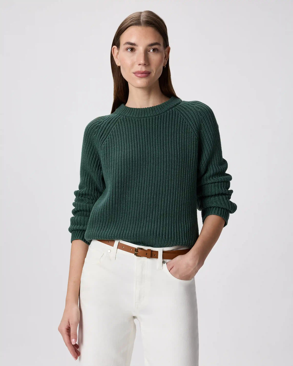 100% Organic Cotton Fisherman Crew Sweater