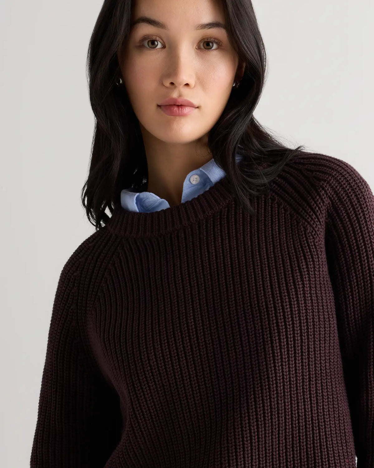 100% Organic Cotton Fisherman Crew Sweater