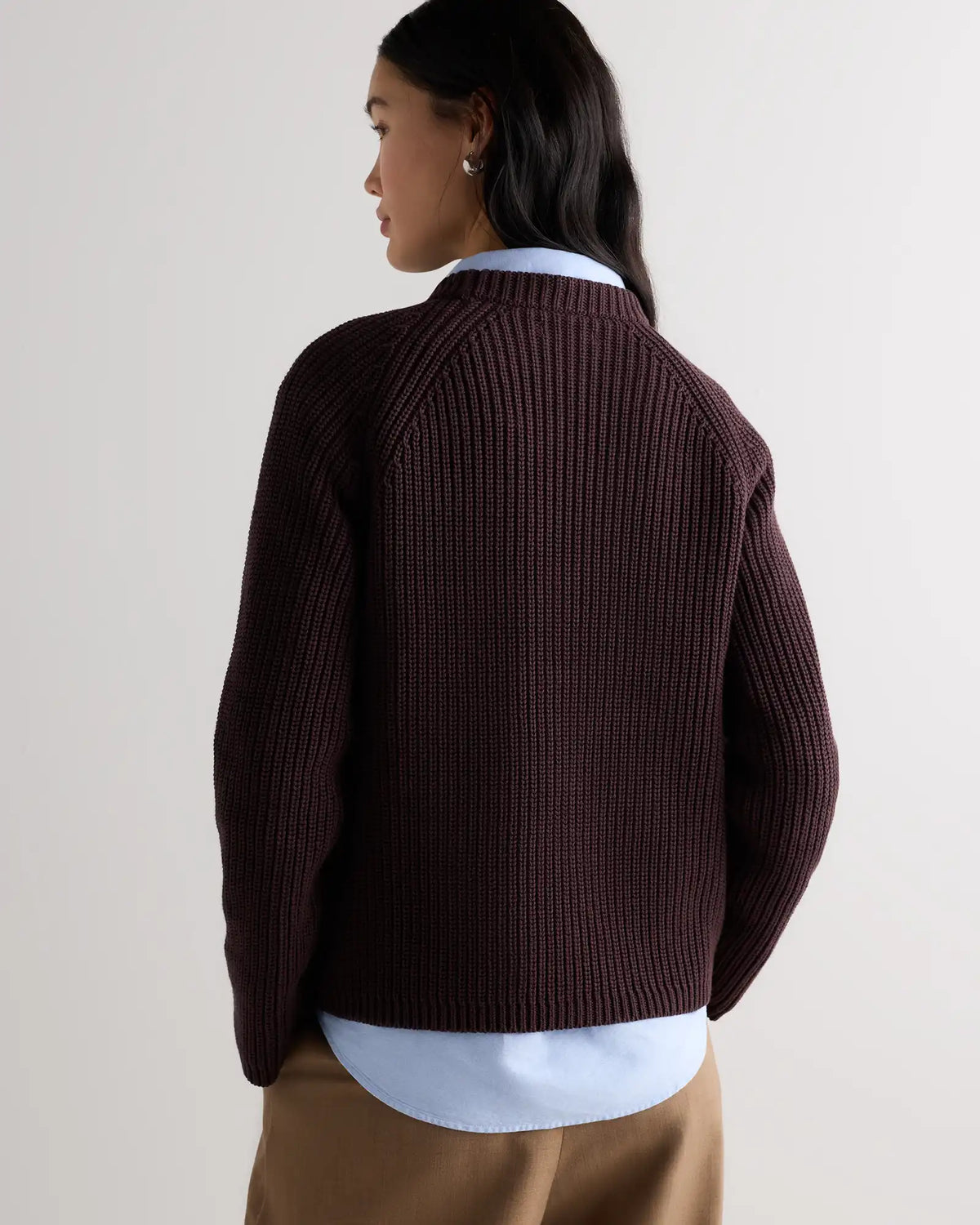 100% Organic Cotton Fisherman Crew Sweater