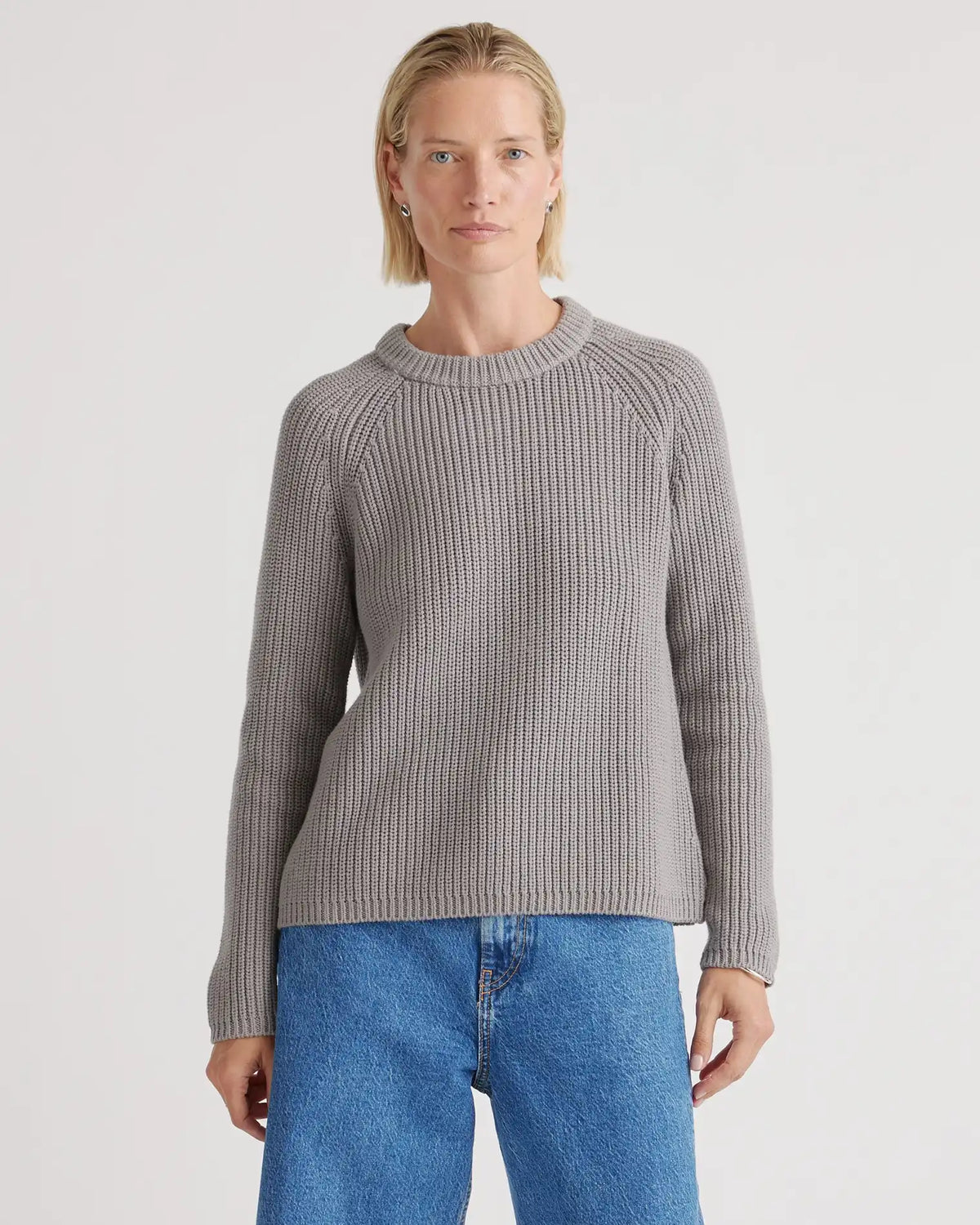 100% Organic Cotton Fisherman Crew Sweater