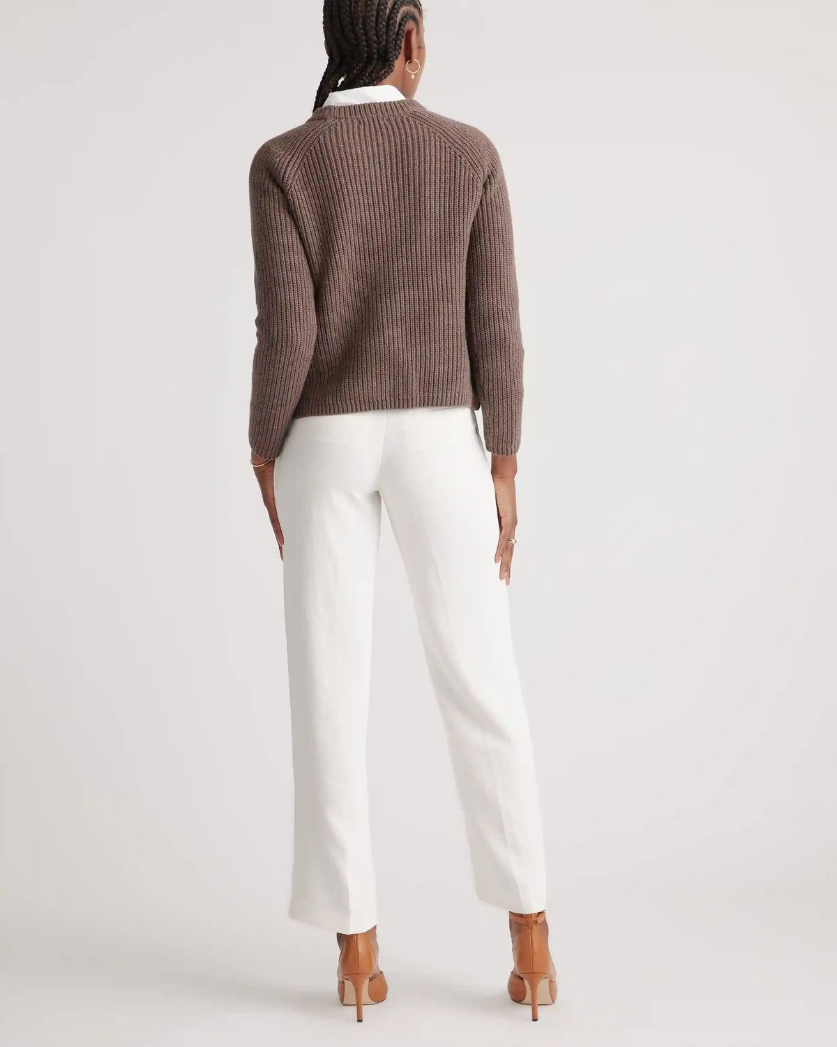 100% Organic Cotton Fisherman Crew Sweater