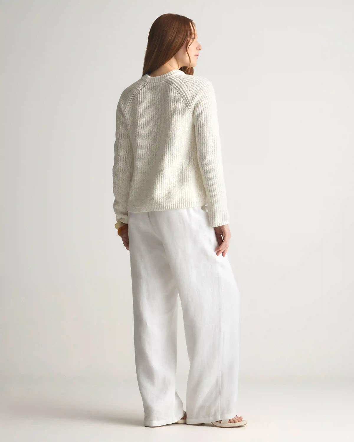 100% Organic Cotton Fisherman Crew Sweater