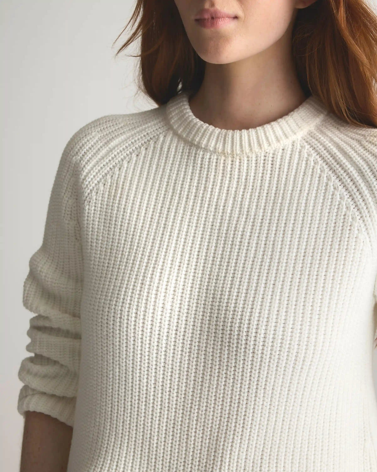 100% Organic Cotton Fisherman Crew Sweater