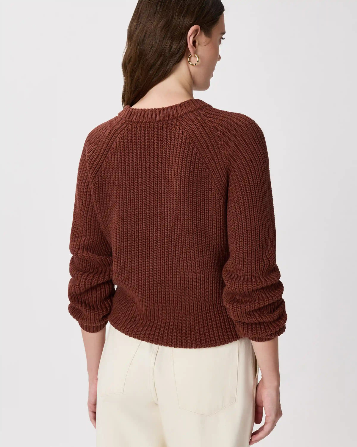 100% Organic Cotton Fisherman Crew Sweater
