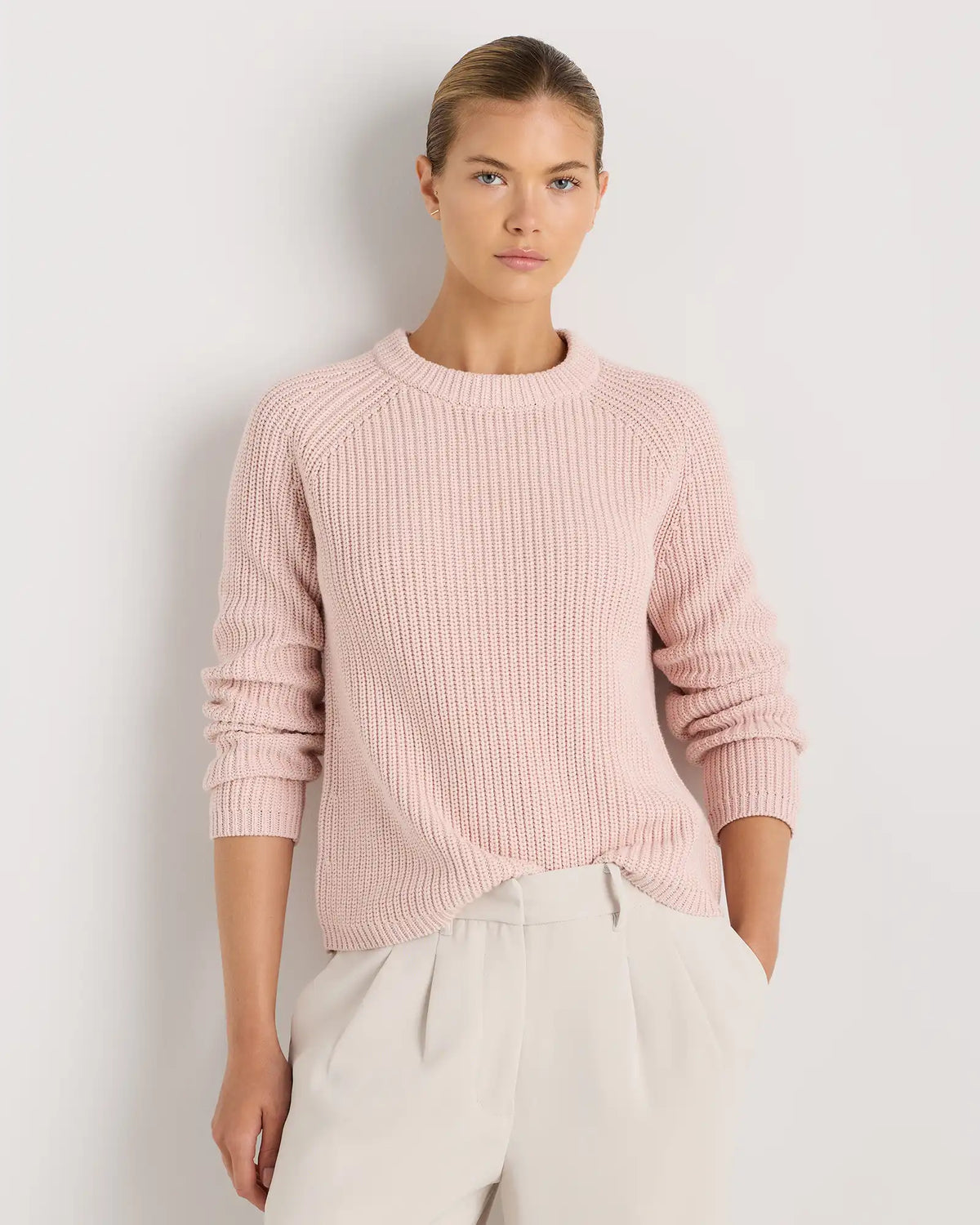 100% Organic Cotton Fisherman Crew Sweater