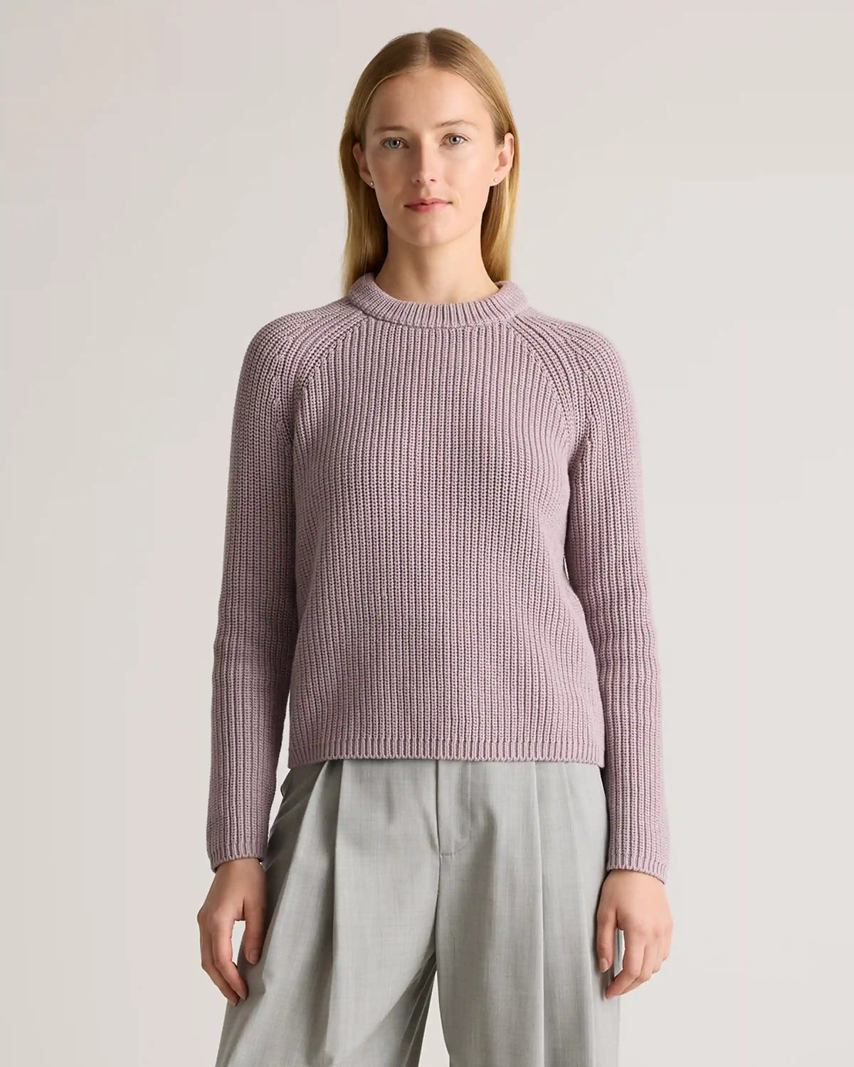 100% Organic Cotton Fisherman Crew Sweater