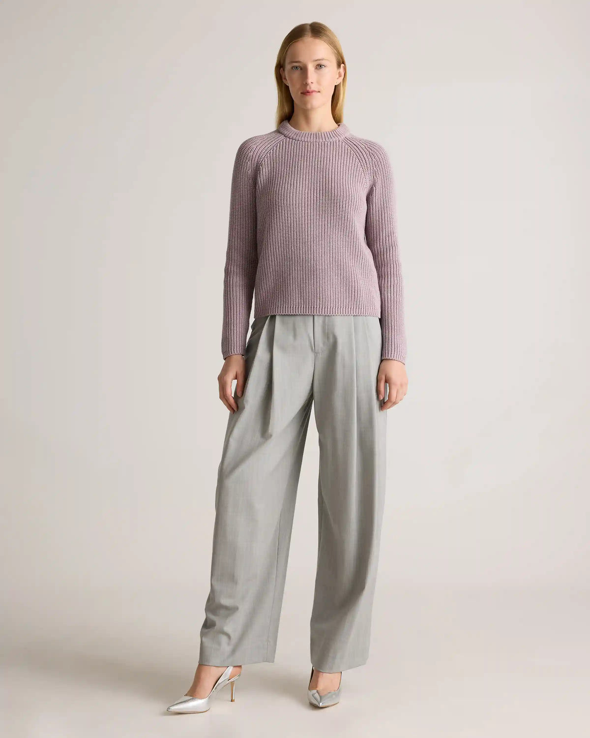 100% Organic Cotton Fisherman Crew Sweater