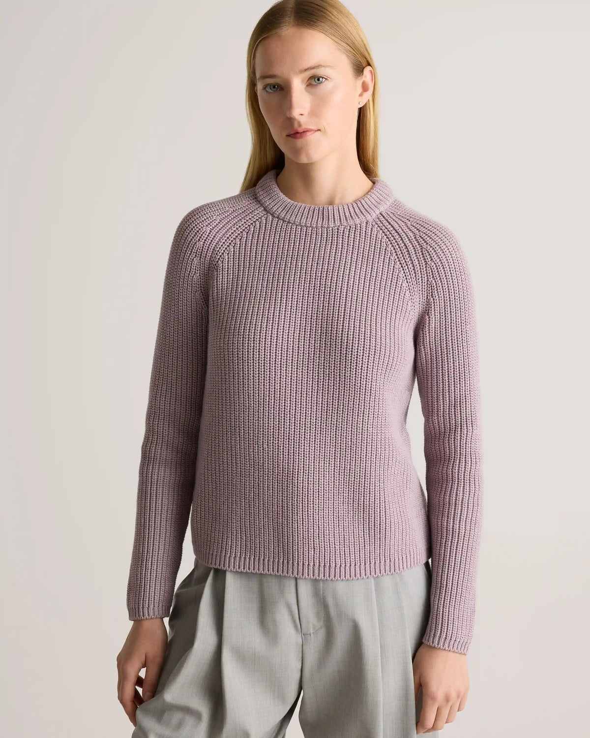 100% Organic Cotton Fisherman Crew Sweater