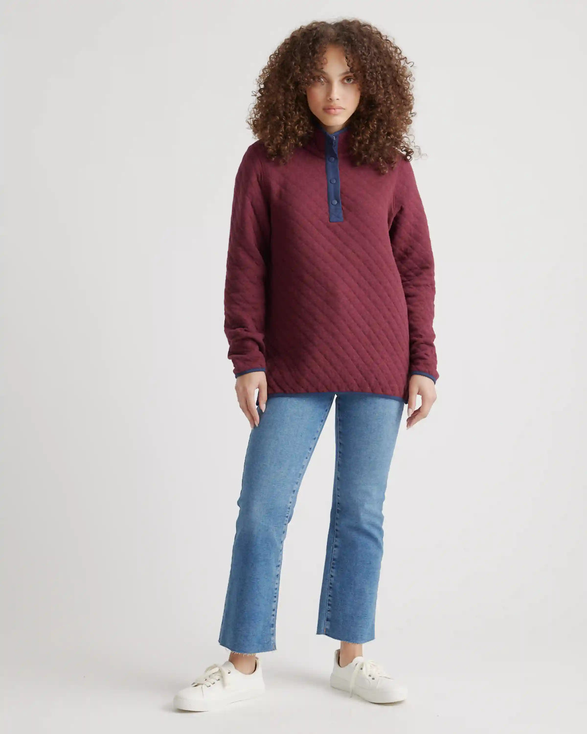 Reversible Quilted Pullover