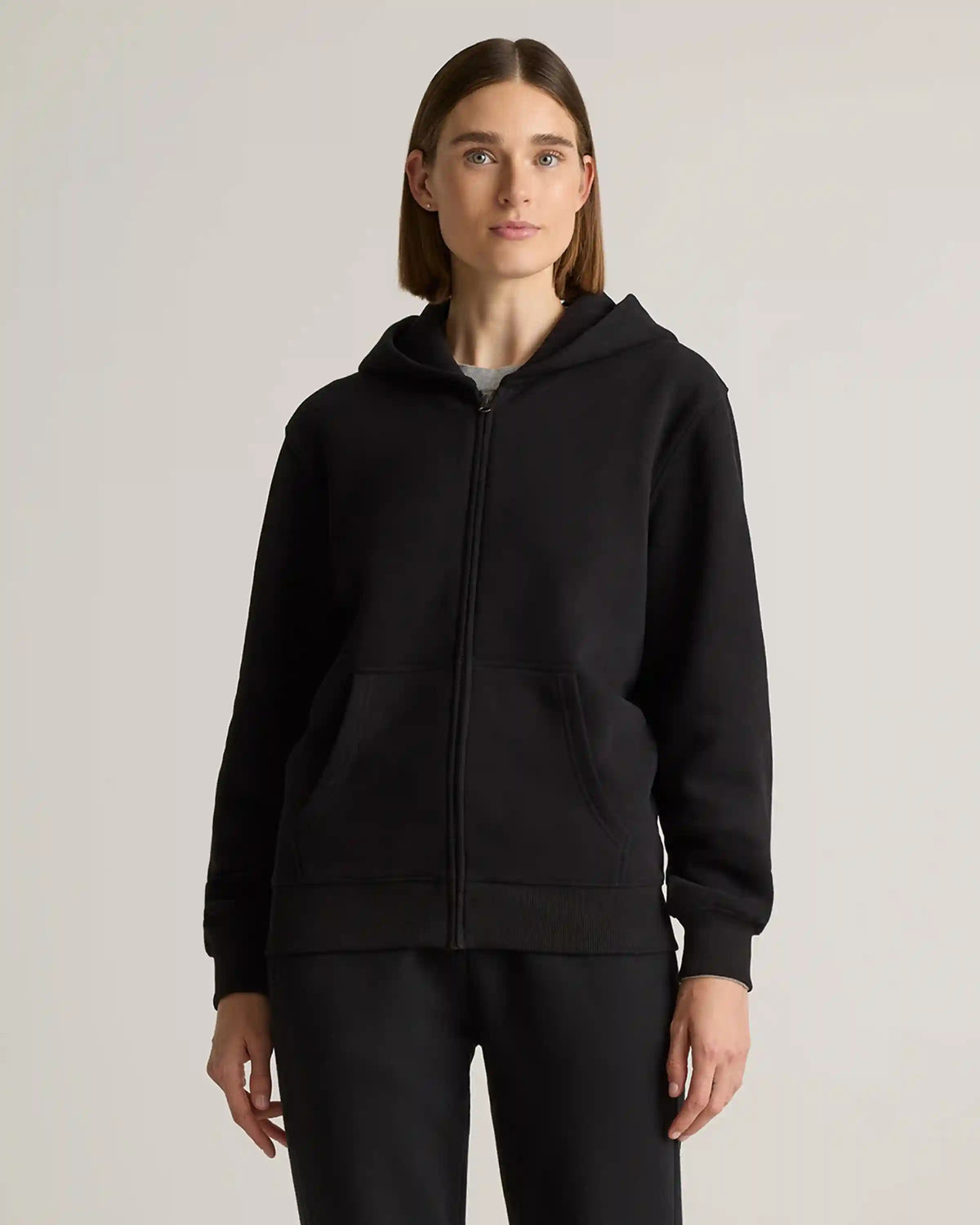 Organic Heavyweight Fleece Full Zip Hoodie