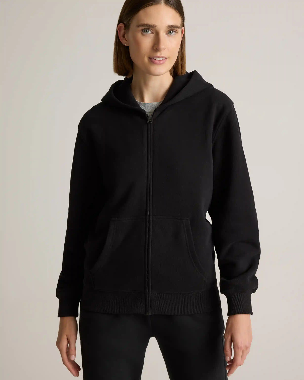 Organic Heavyweight Fleece Full Zip Hoodie