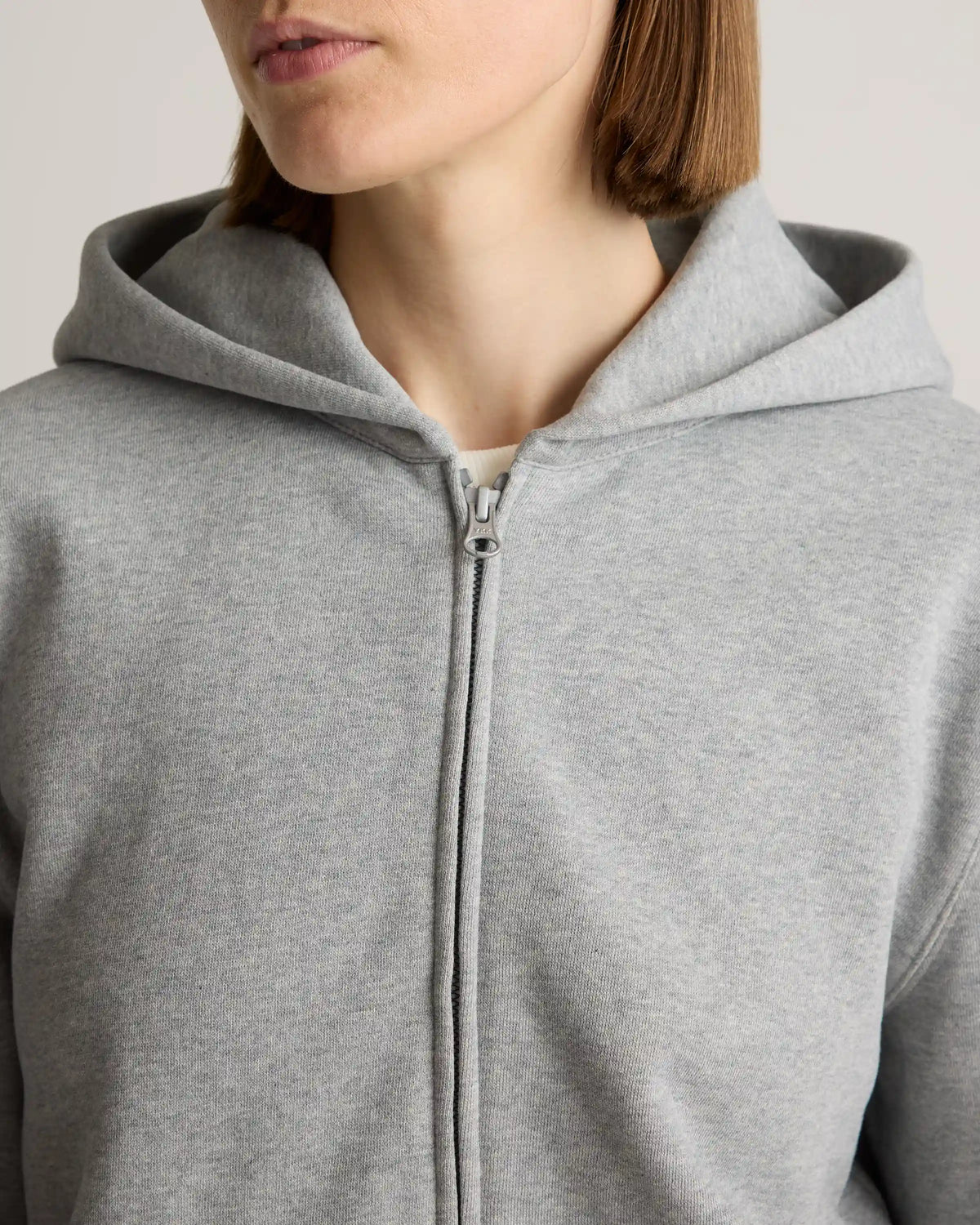 Organic Heavyweight Fleece Full Zip Hoodie
