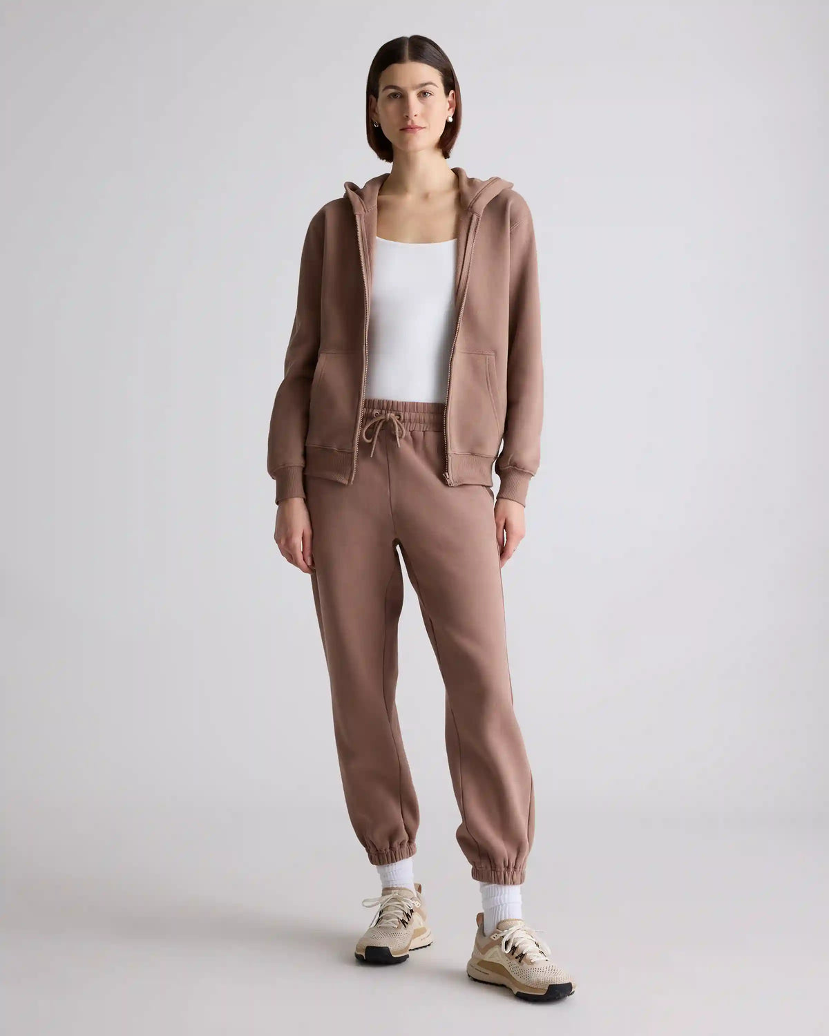 Organic Heavyweight Fleece Full Zip Hoodie