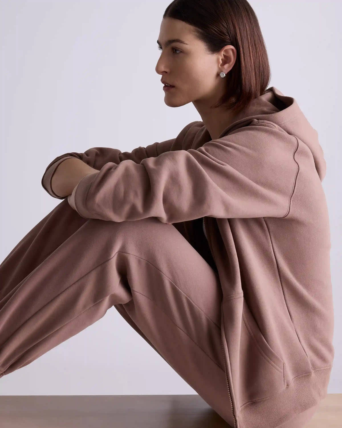 Organic Heavyweight Fleece Full Zip Hoodie