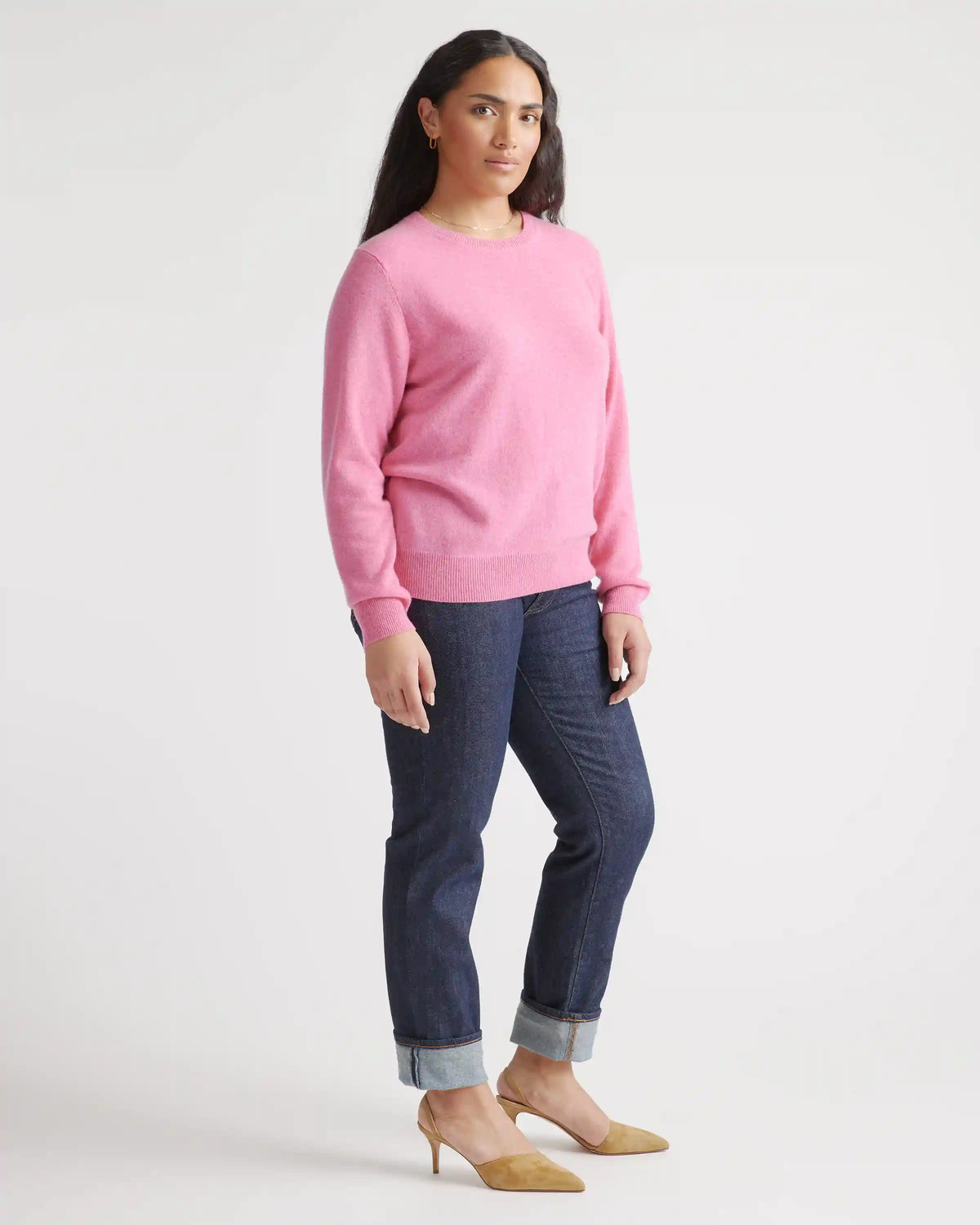Mongolian Spring Cashmere Crewneck Sweater