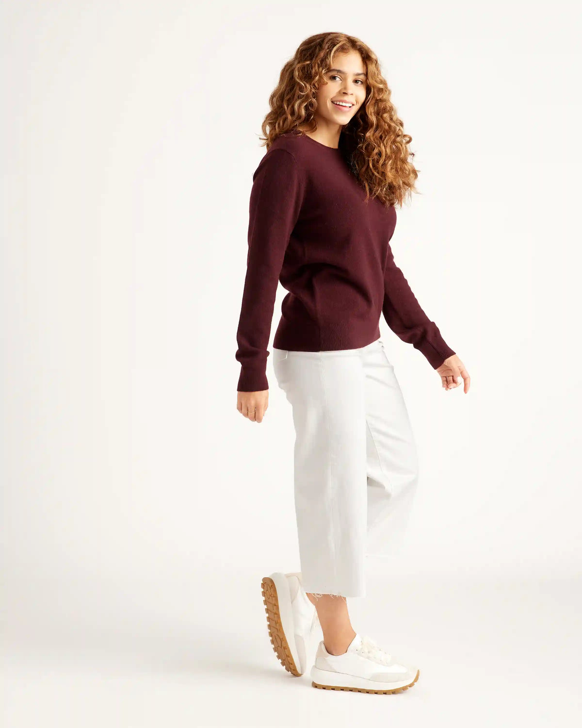 Mongolian Spring Cashmere Crewneck Sweater