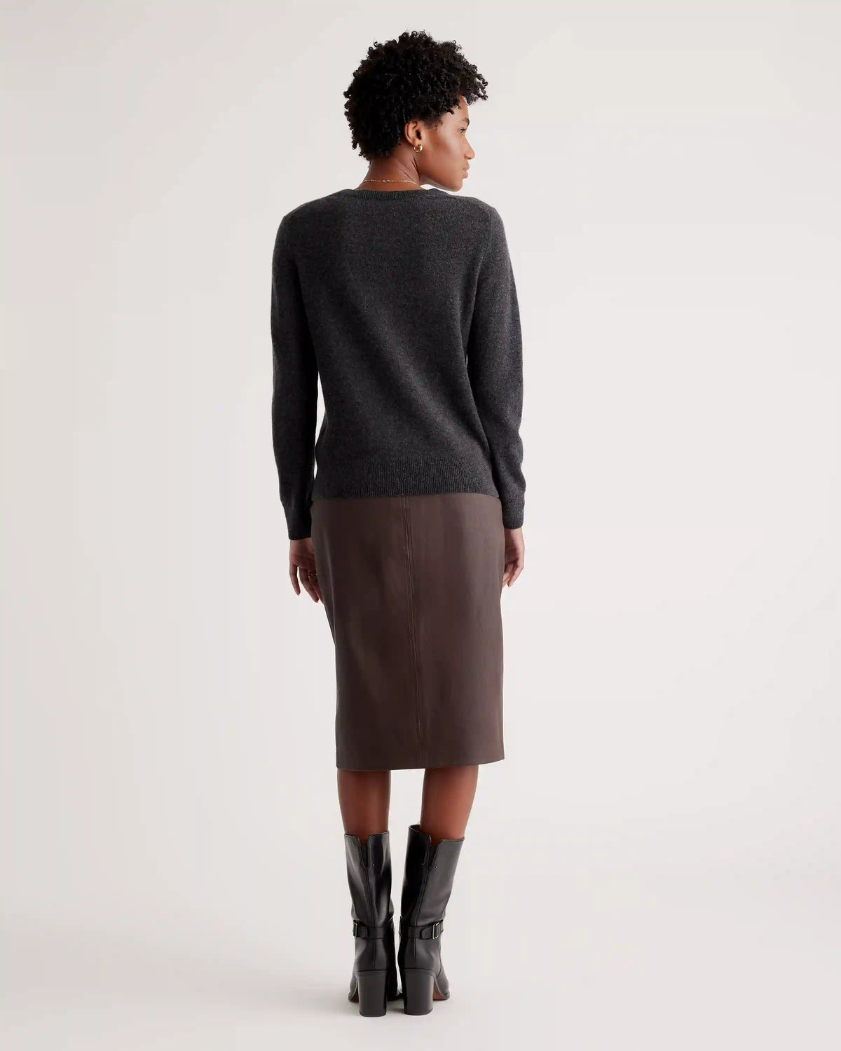Mongolian Spring Cashmere Crewneck Sweater