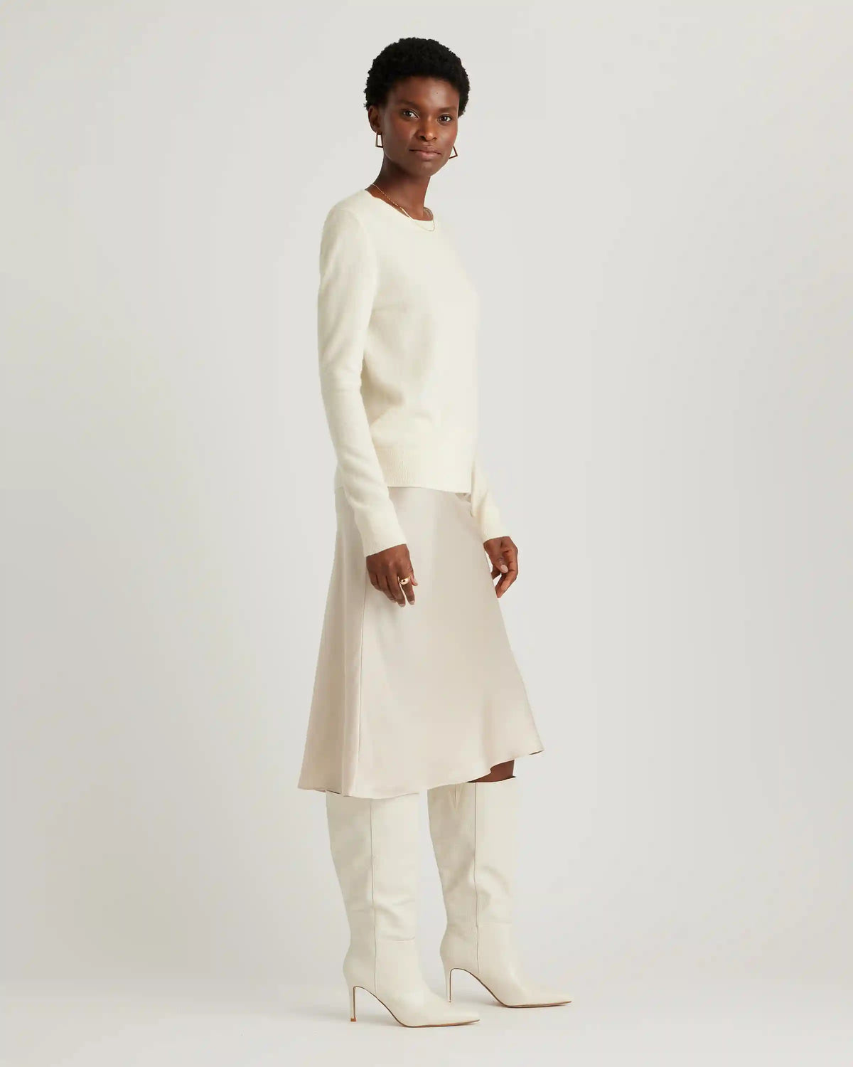 Mongolian Spring Cashmere Crewneck Sweater
