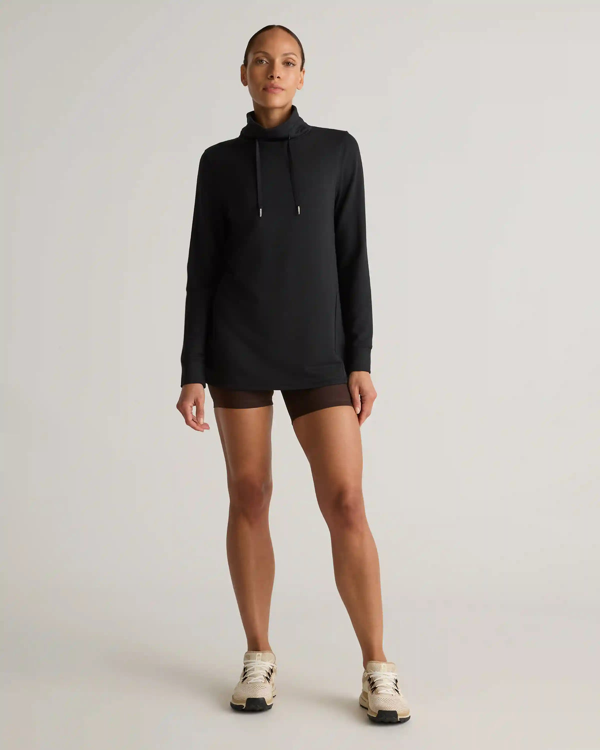 SuperSoft Fleece Mock Neck Pullover