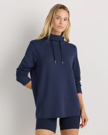 SuperSoft Fleece Mock Neck Pullover