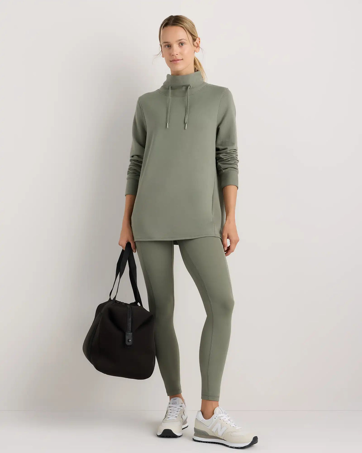 SuperSoft Fleece Mock Neck Pullover