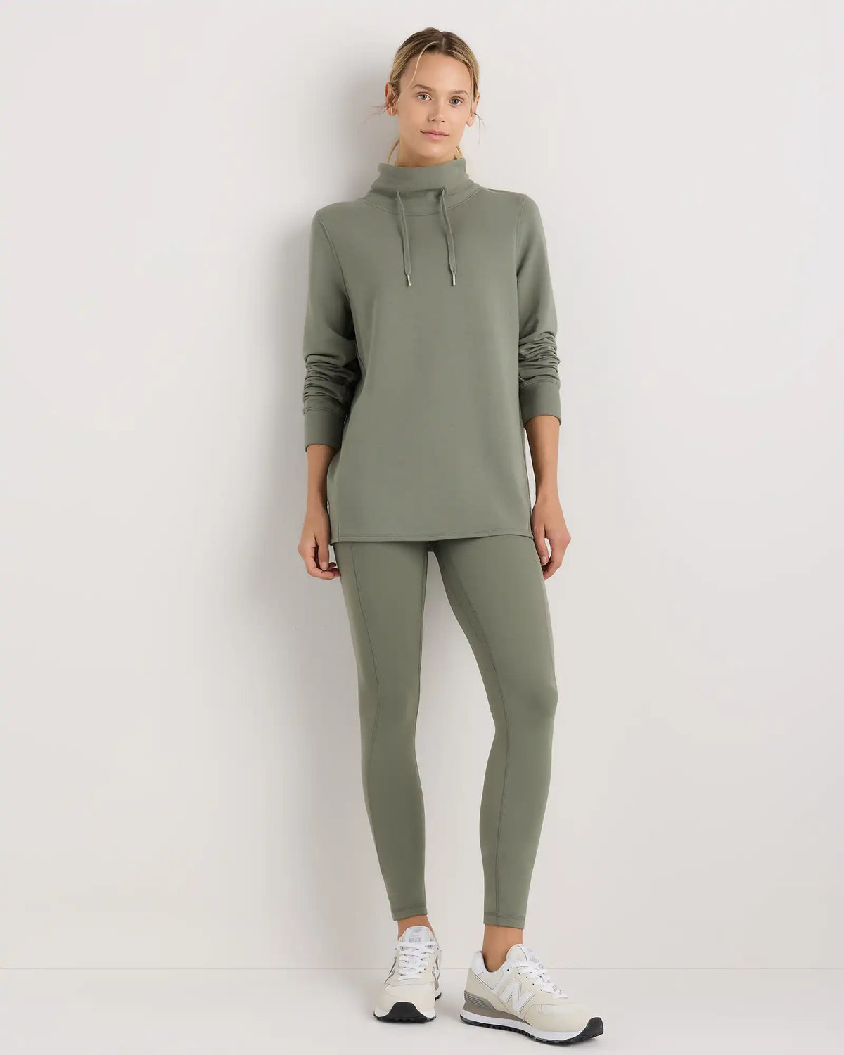 SuperSoft Fleece Mock Neck Pullover