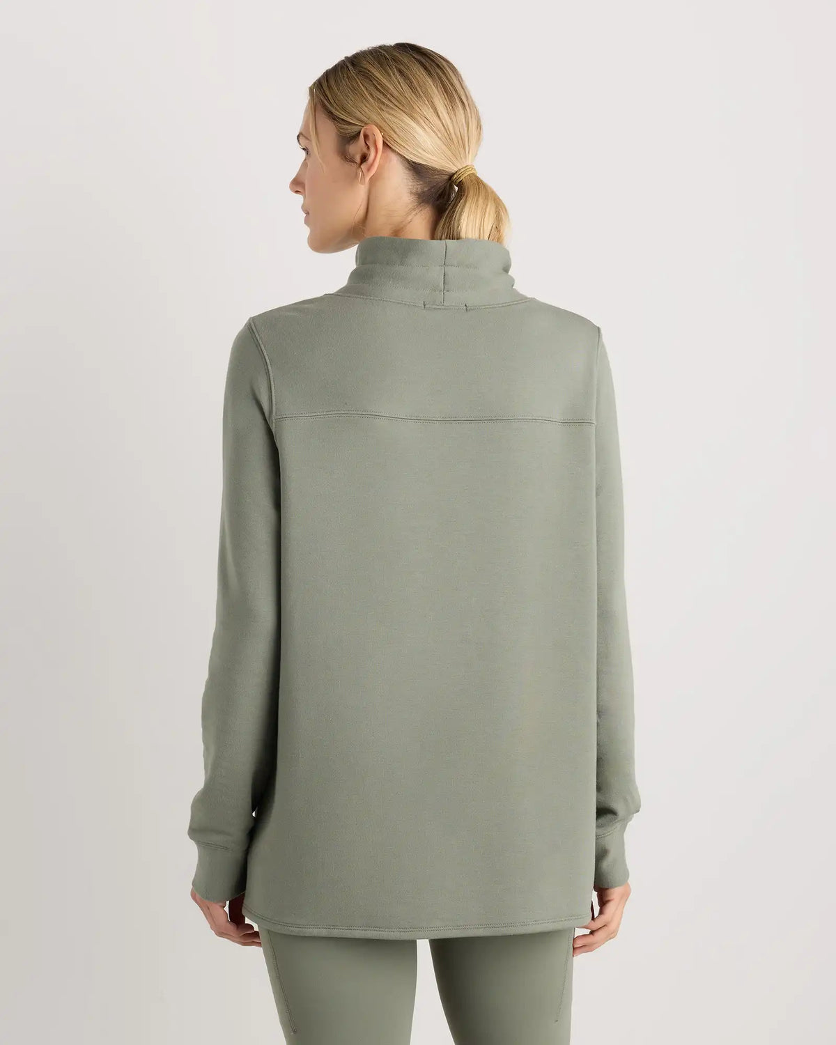 SuperSoft Fleece Mock Neck Pullover