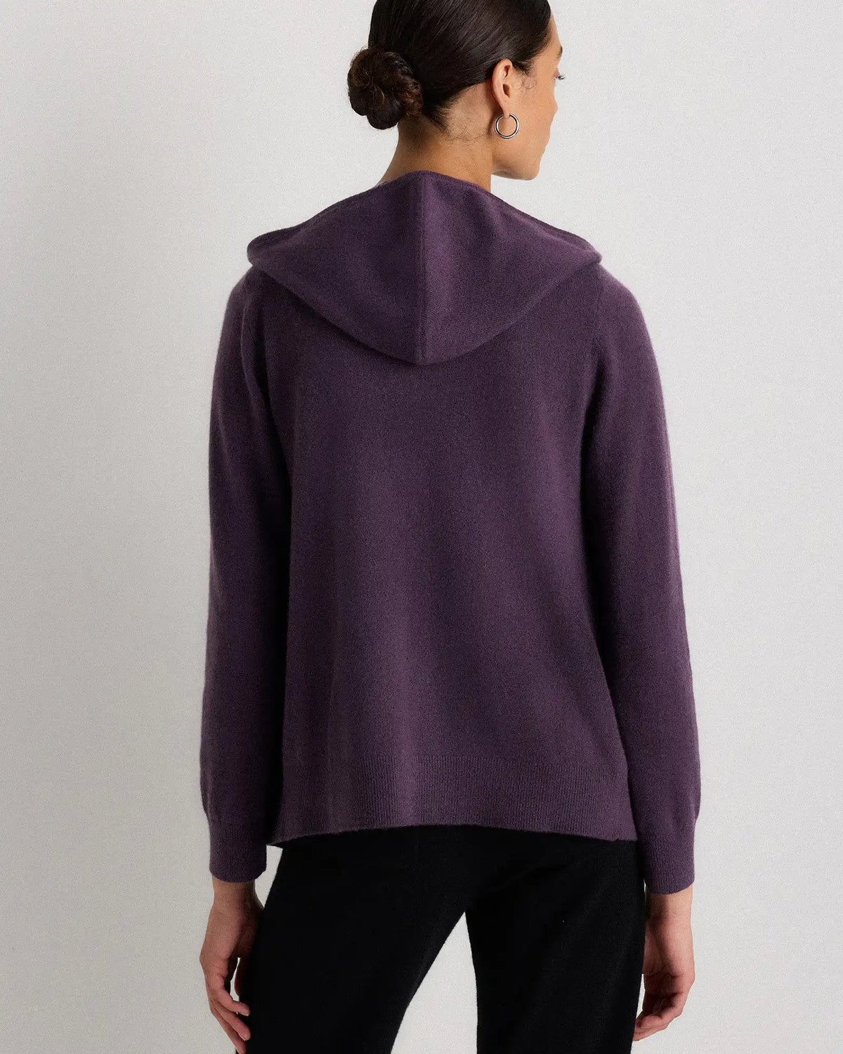 Mongolian Cashmere Full-Zip Hoodie