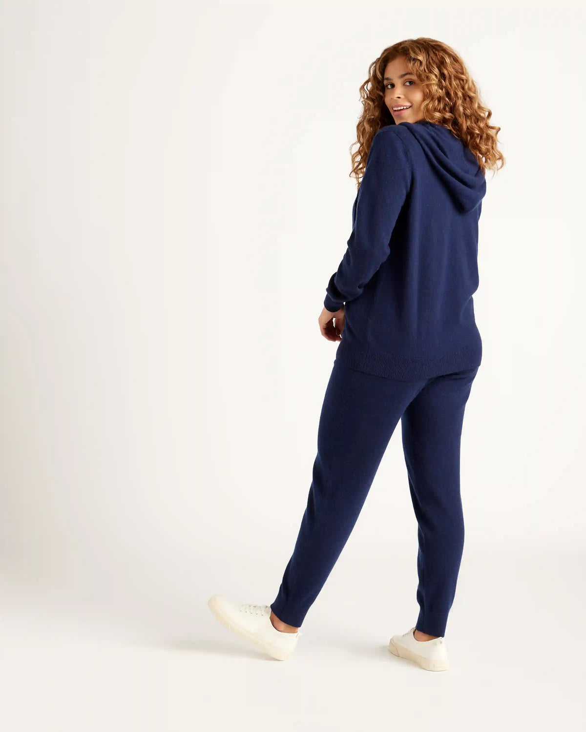 Mongolian Cashmere Full-Zip Hoodie
