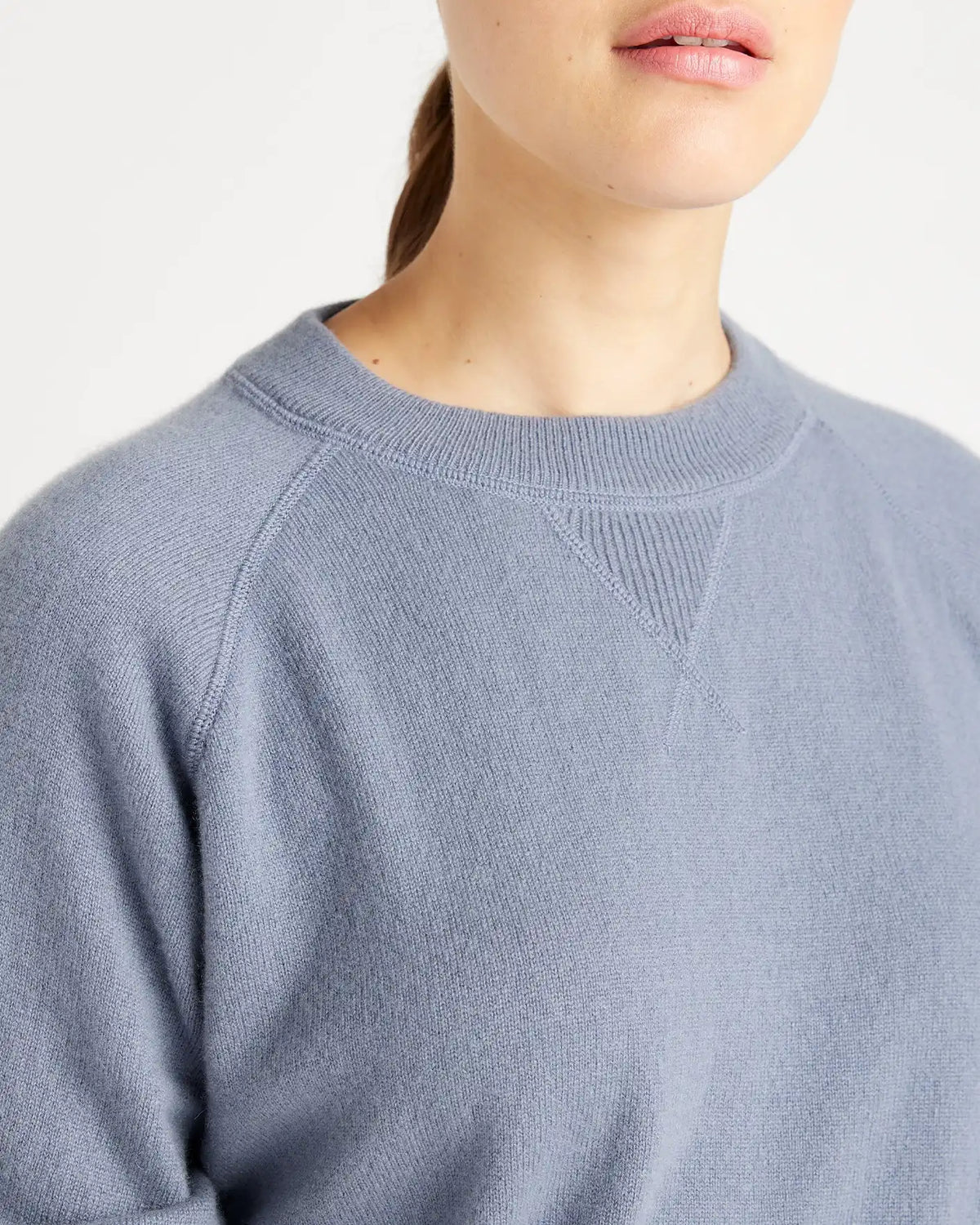 Mongolian Shrunken Cashmere Sweatshirt