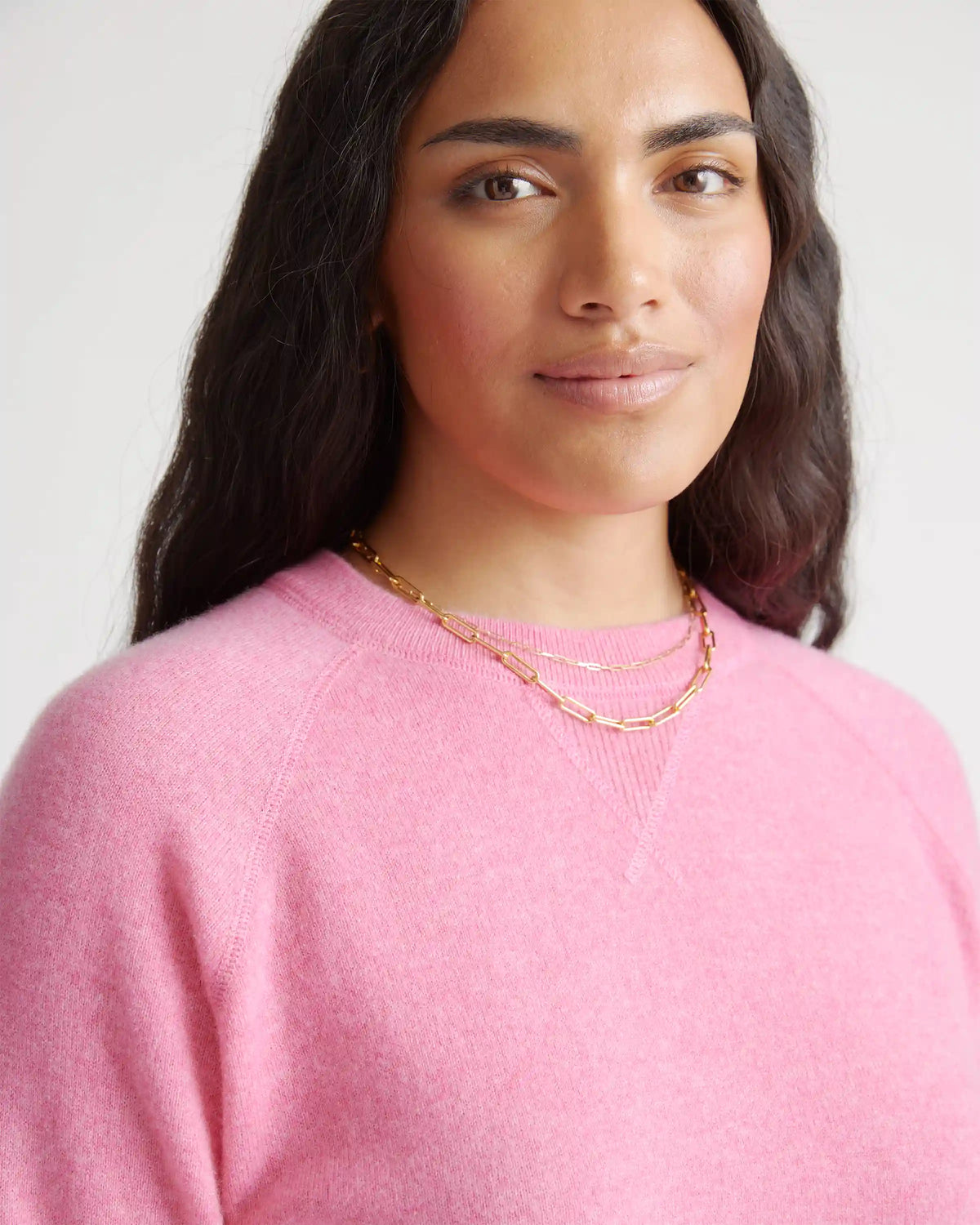 Mongolian Shrunken Cashmere Sweatshirt